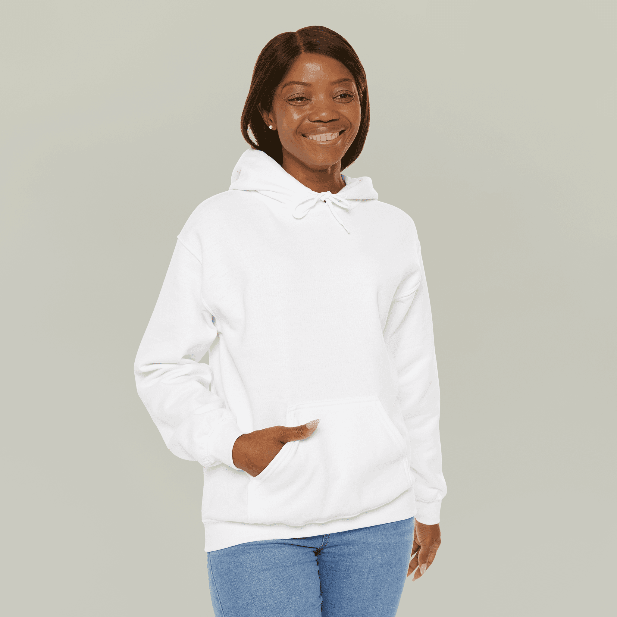 Heavy blend hoodie shown in an official supplier product photograph