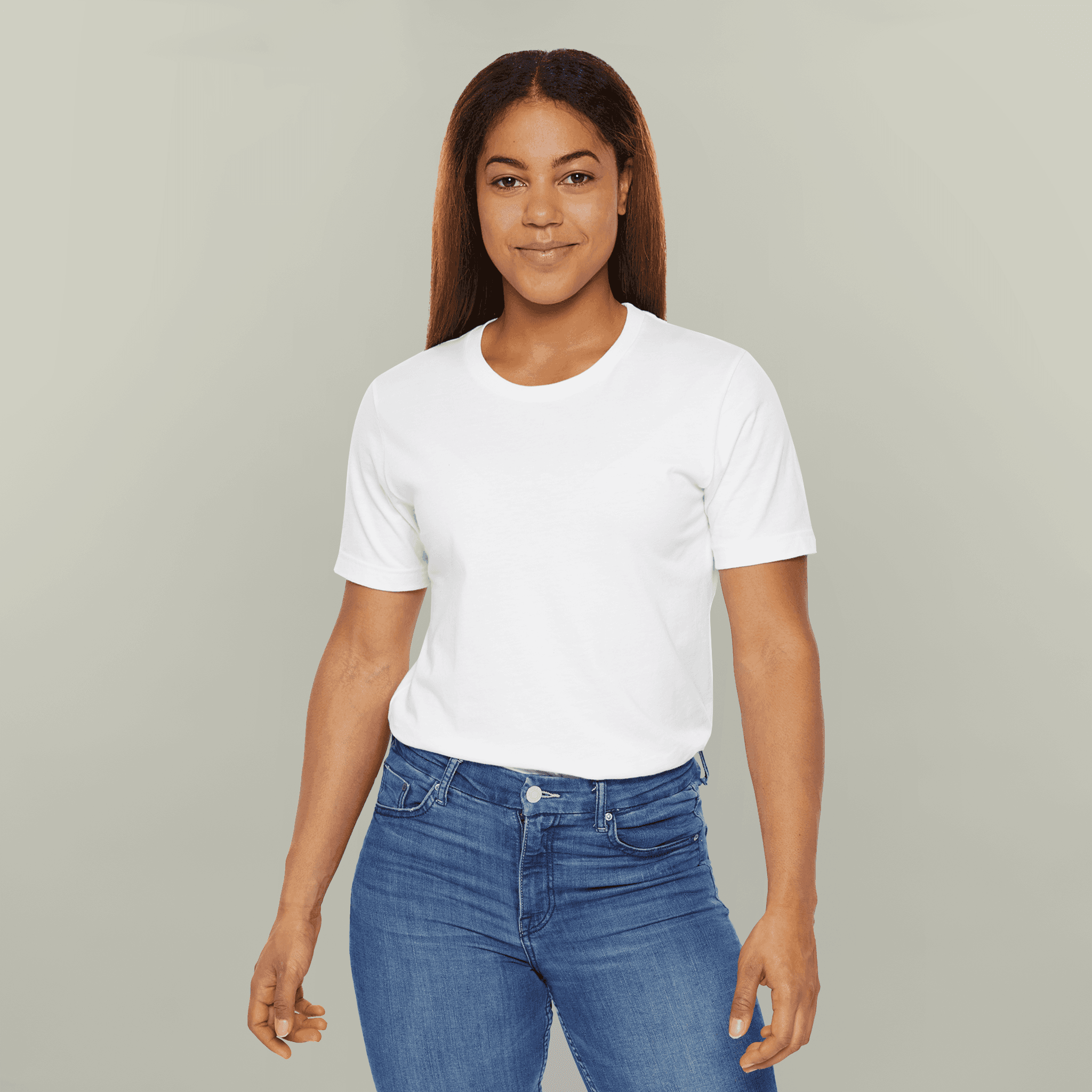 Unisex jersey T-shirt shown in an official supplier product photograph
